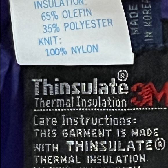 Vintage Columbia Purple Teal Retro Reversible Thinsulate Winter Jacket - Picture 3 of 6